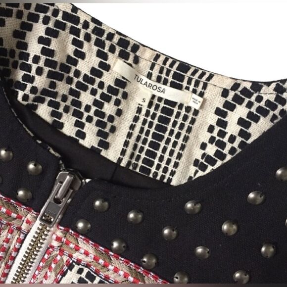 Anthropologie Tularosa Booker Studded Jacket Size S - Picture 2 of 16